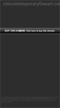 Mobile Screenshot of chicontemporaryfineart.com